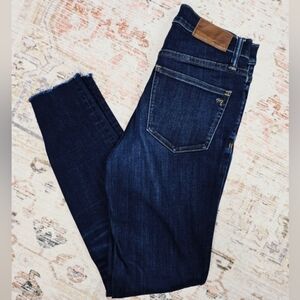 Madewell Women's Dark Blue High Rise Skinny Jeans size 25